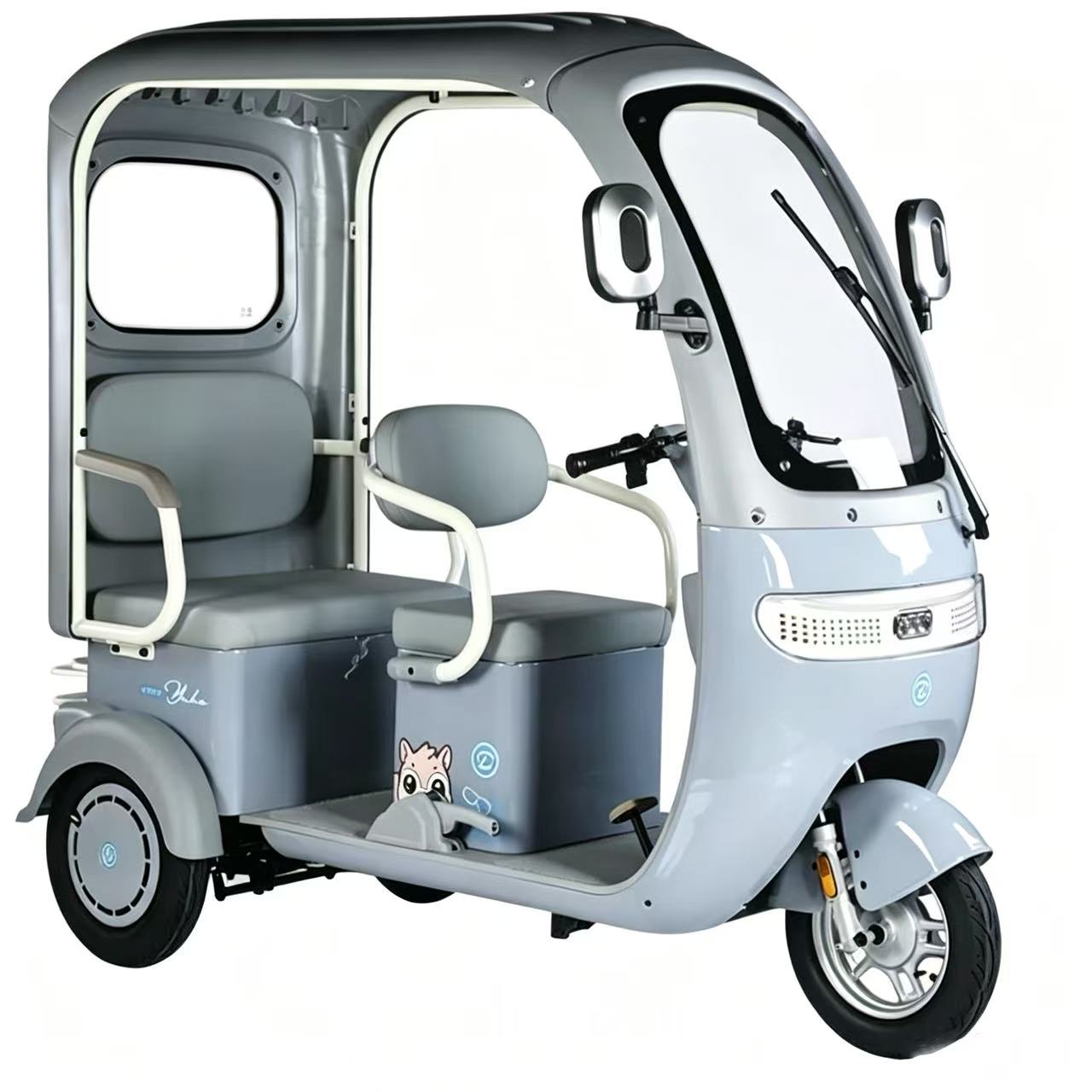 Smart Electric Tricycle with One-Button Start and Alarm