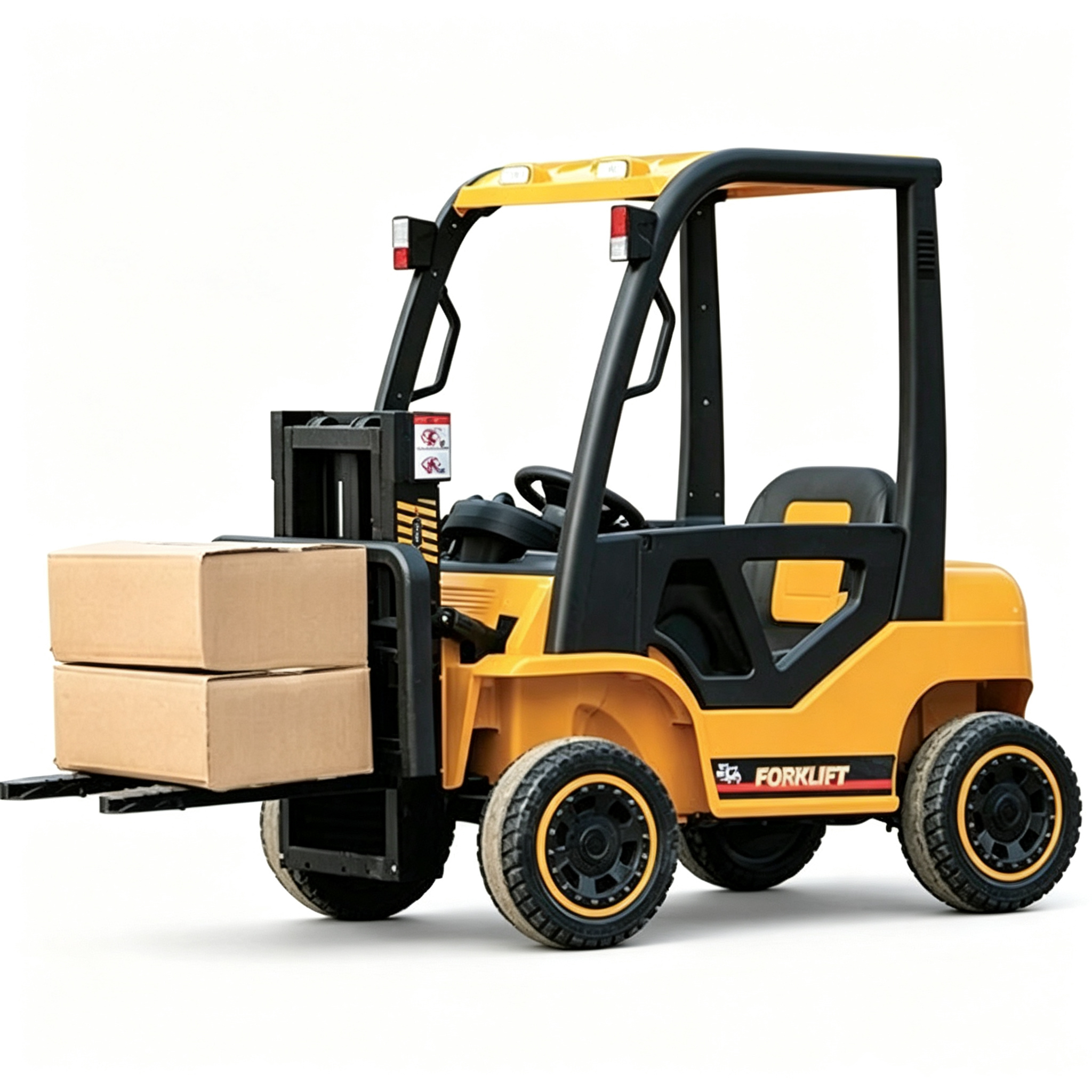 Kids Electric Forklift Ride-on Toy-Red